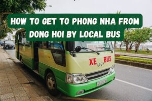 How to get to phong nha from dong hoi by local bus