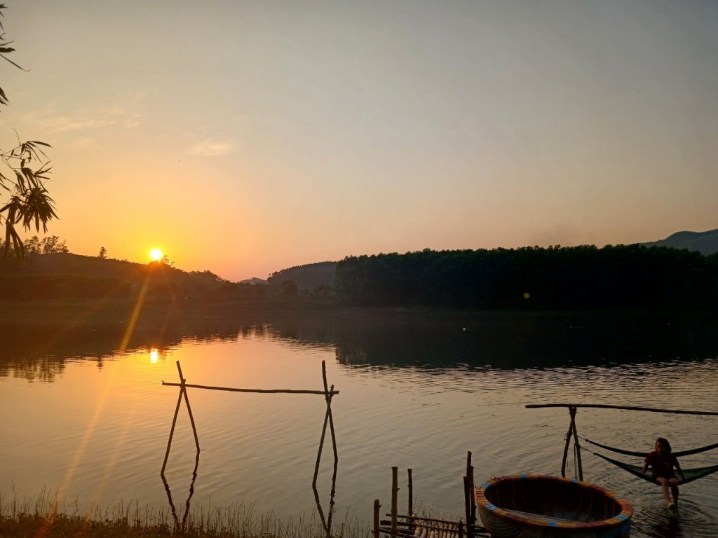 Sunset at Phong Nha Funky Beach