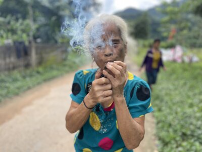 A Bru Van Kieu woman in Truong Son District