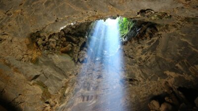 Light well at Marble mountain