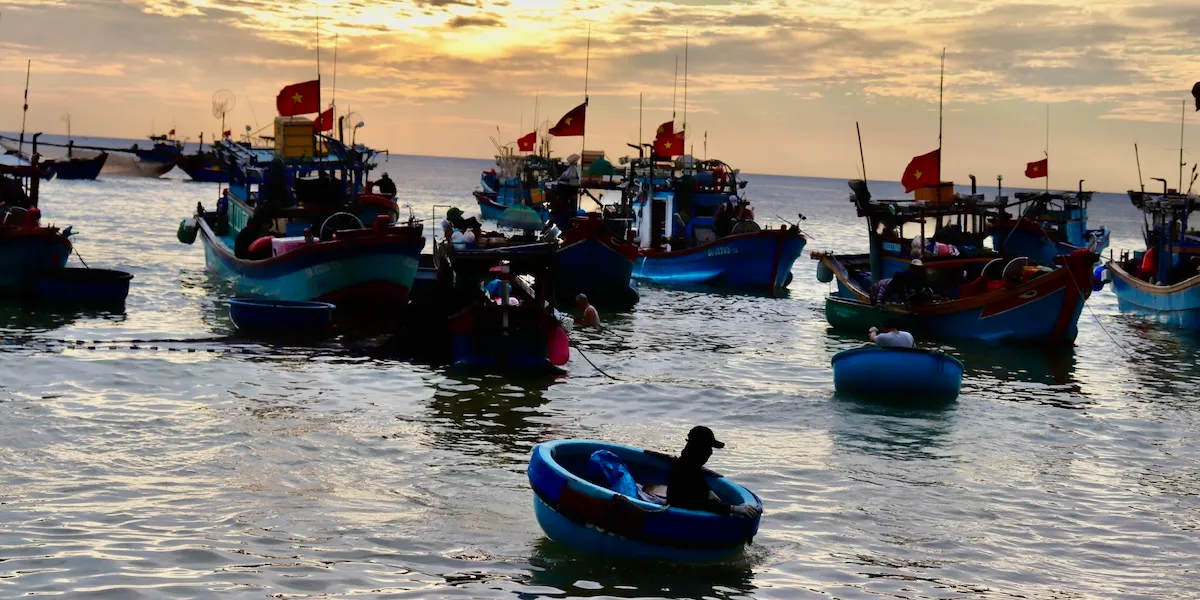 Nhan Trach Fishing boats